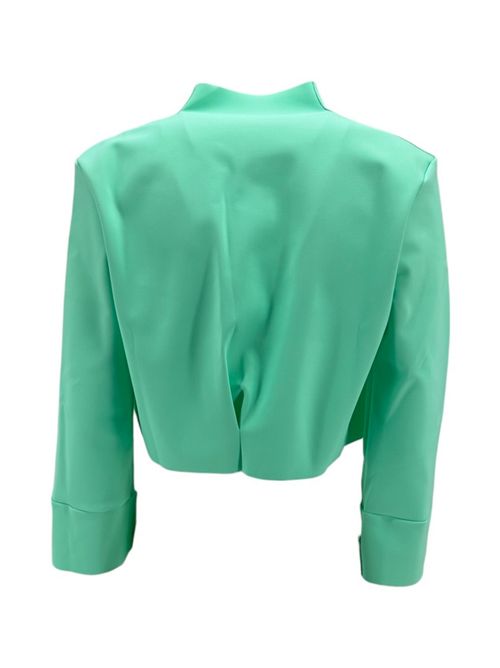 Women's shoulder cover in turquoise jersey Chiara Boni La petit robe | ABCMATIVEL66003